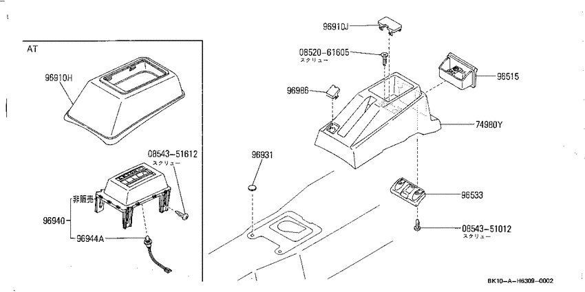 roof console & Console box
