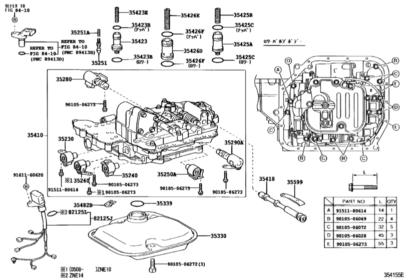 Valve Body & Oil Strainer (Atm)