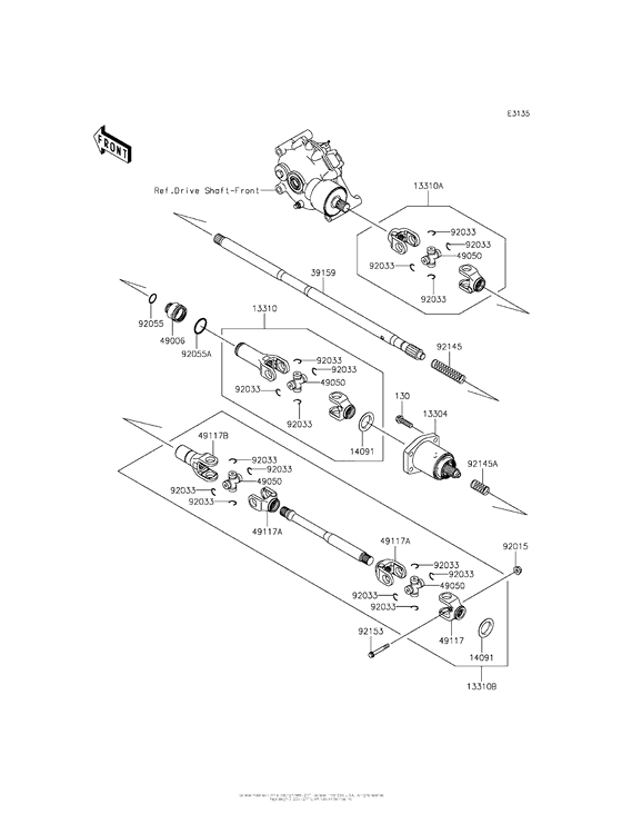 Drive Shaft-Propeller