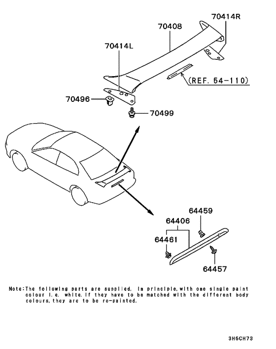 Rear garnish & moulding