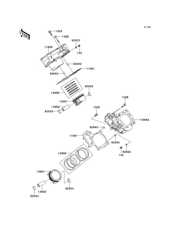 Cylinder/piston(s)