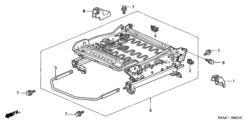Front seat components