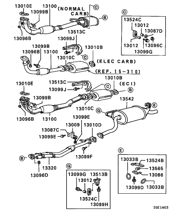 Exhaust pipe & muffler