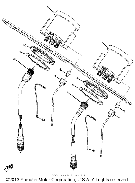 Speedometer-tachometer