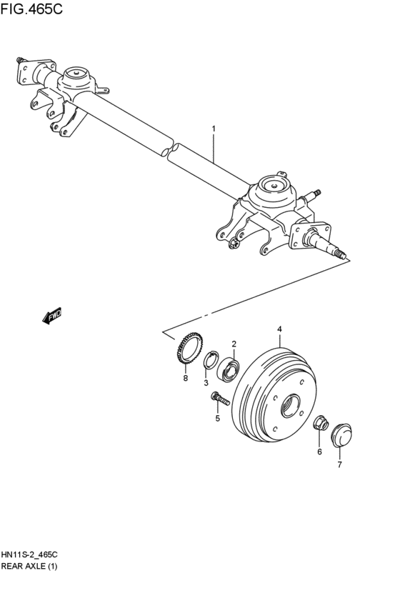 rear axle