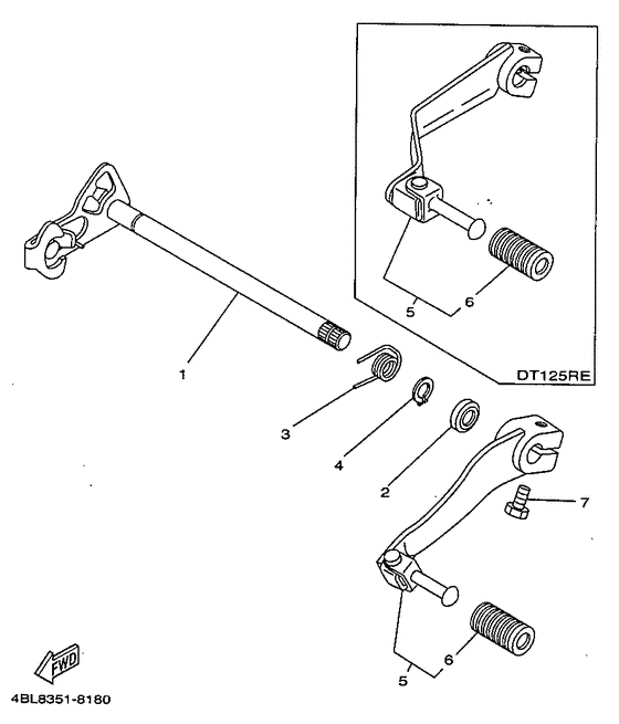 Shift shaft