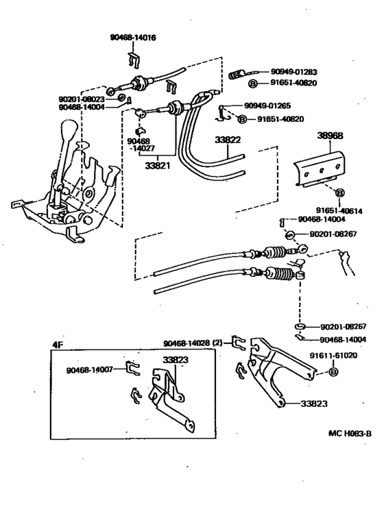Shift Lever & Retainer