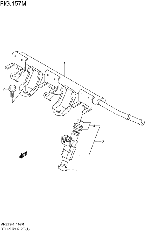 delivery pipe / fuel injector