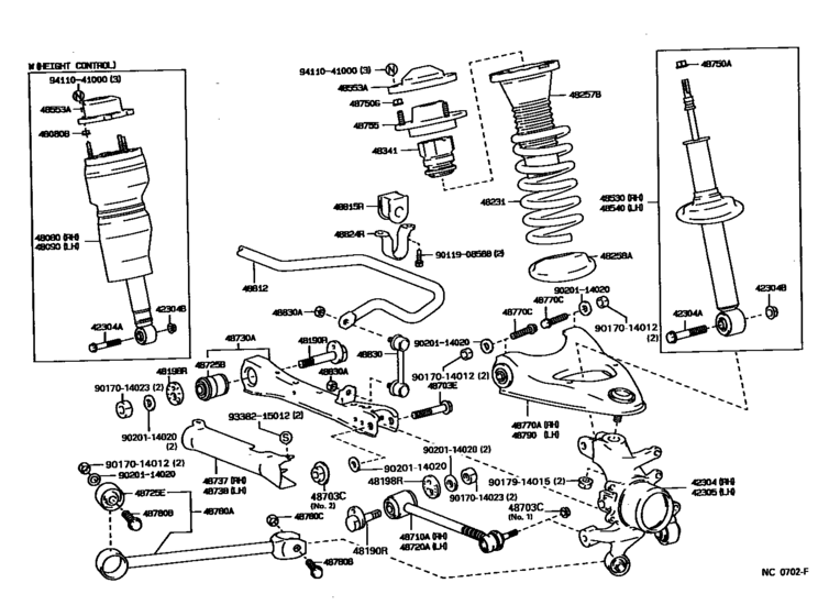 Rear Spring & Shock Absorber