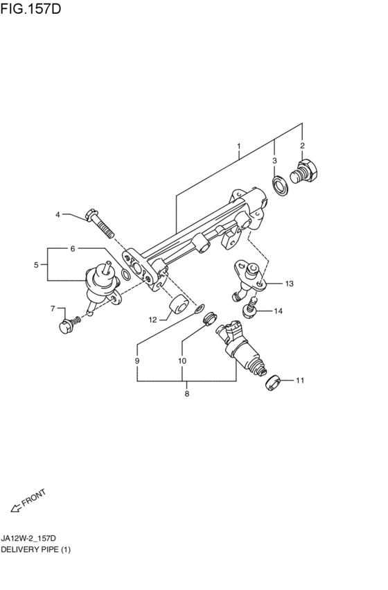 delivery pipe / fuel injector