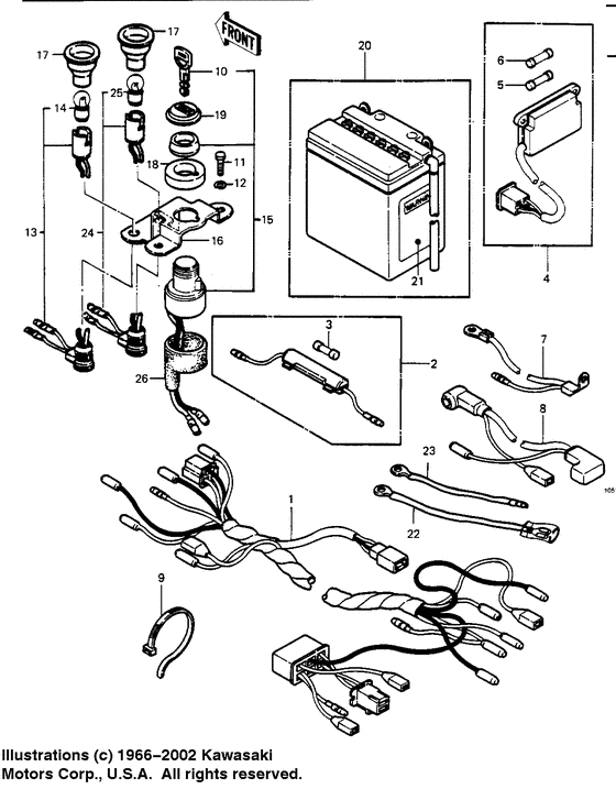 Chassis electrical equipment