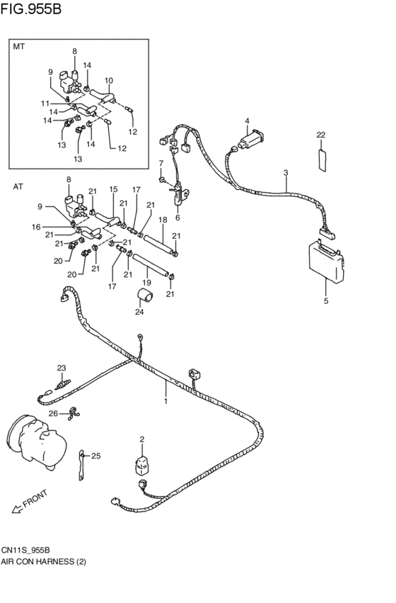 air-conditioner harness