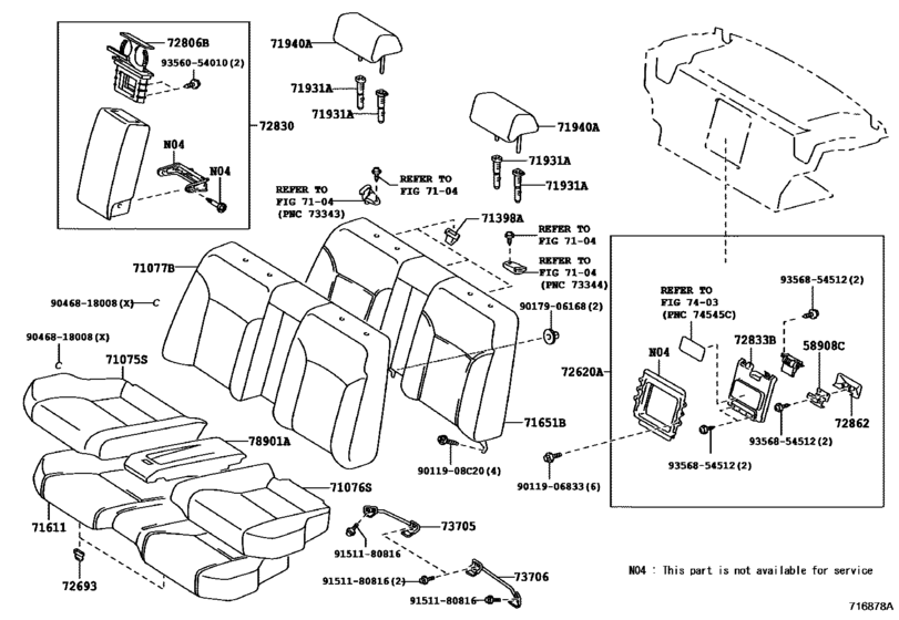 Rear Seat & Seat Track