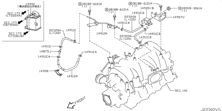 Vacuum piping