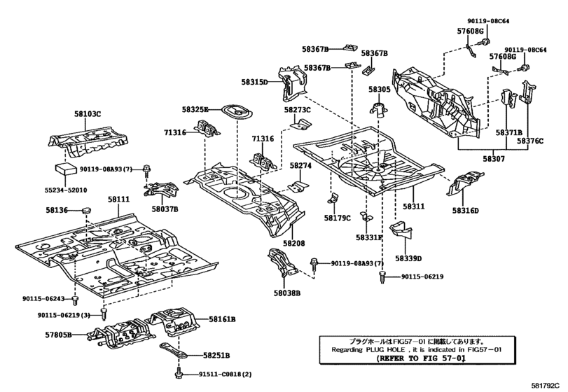 Floor Pan & Lower Back Panel