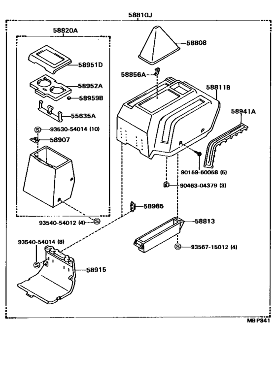 Console Box & Bracket