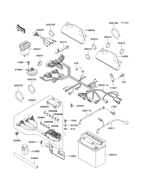 Chassis electrical equipment(h2/h3)