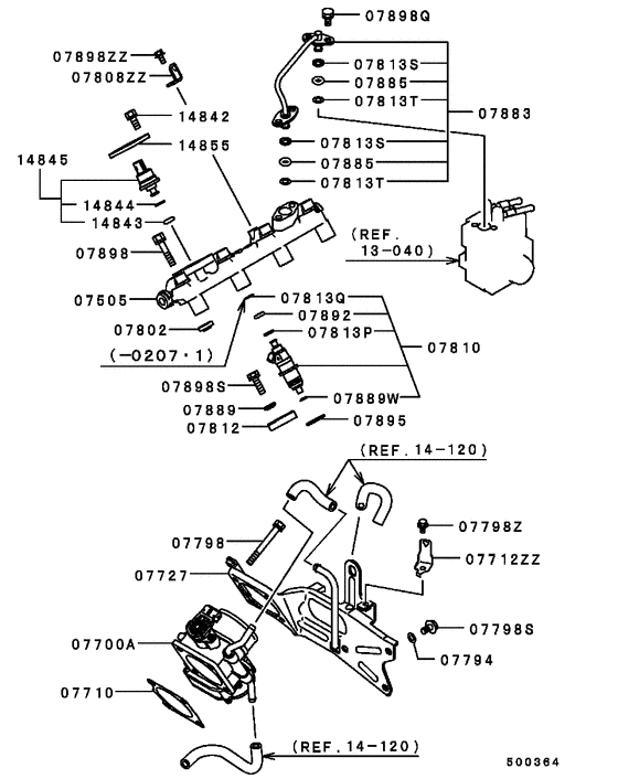 Injector & throttle body