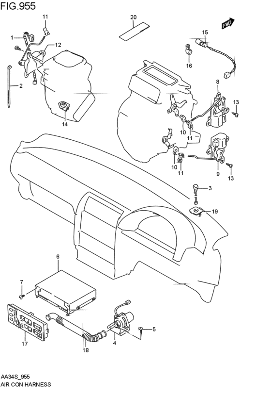 air-conditioner harness