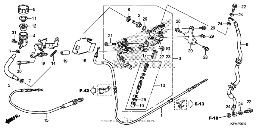 Brake master cylinder (cbs)