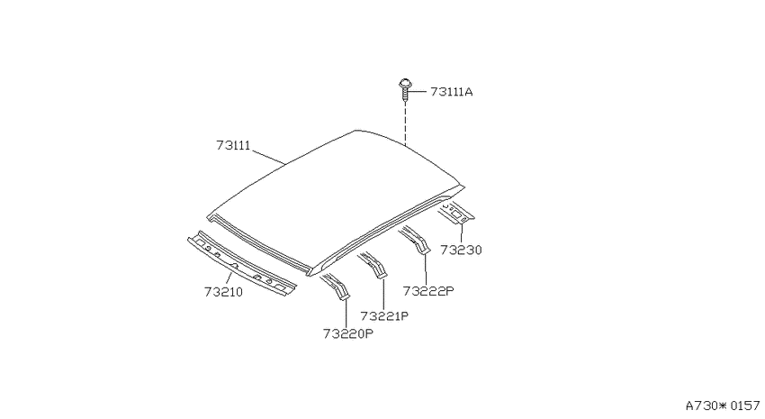 Roof panel & fitting