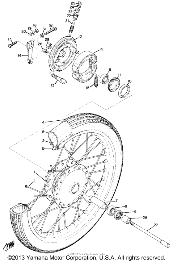 Front wheel