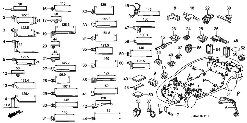 Harness band/bracket