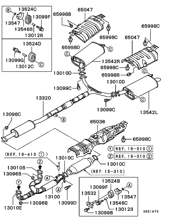 Exhaust pipe & muffler