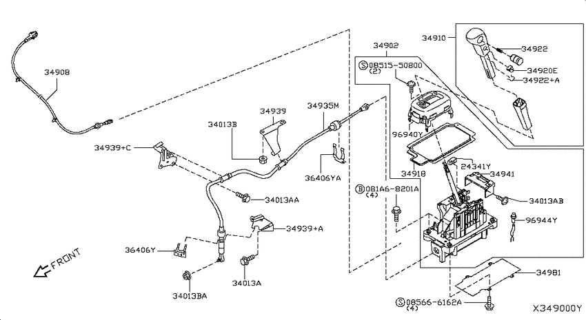 Auto transmission control device
