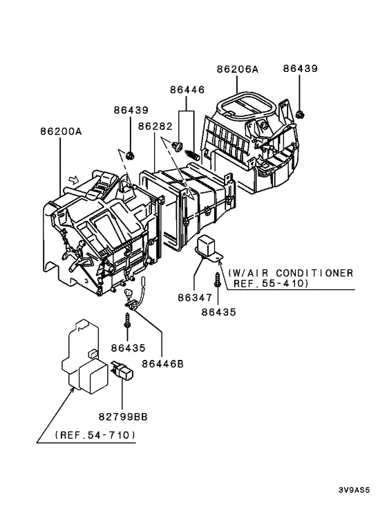 Heater unit & piping