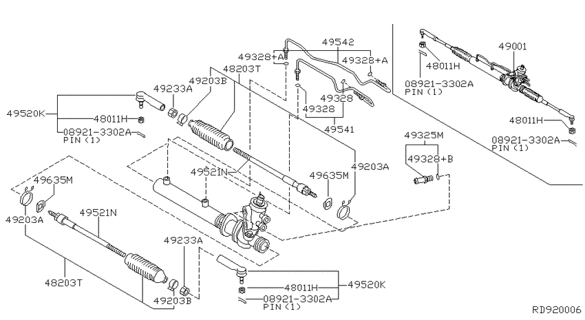 Power steering gear