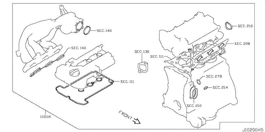 Engine gasket kit