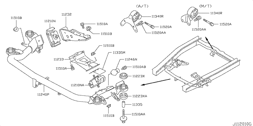 Engine & transmission   mounting