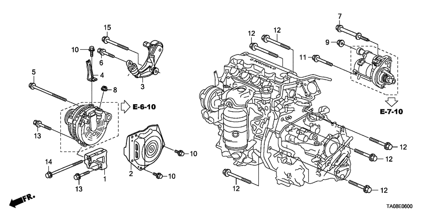 Alternator bracket/ tensioner
