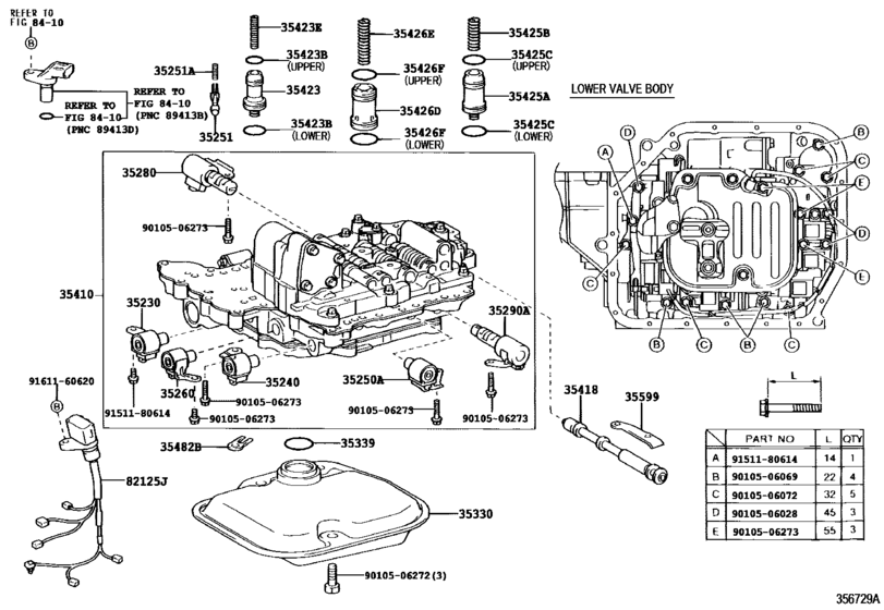Valve Body & Oil Strainer (Atm)