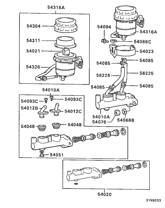 Brake master cylinder