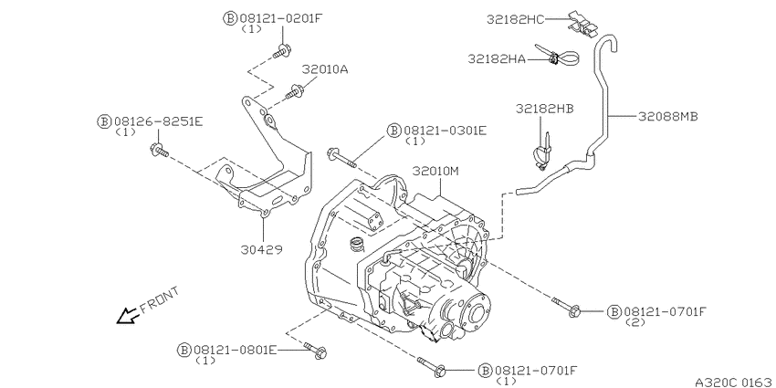 Manual transmission, transaxle & fitting