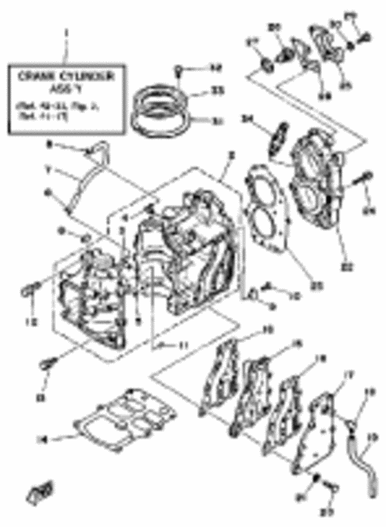 Crankcase cylinder