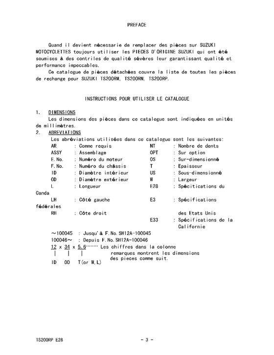 Catalog preface