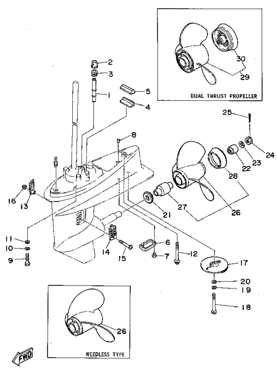 Lower casing - drive