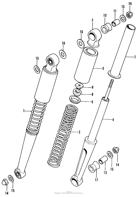 Rear shock absorber