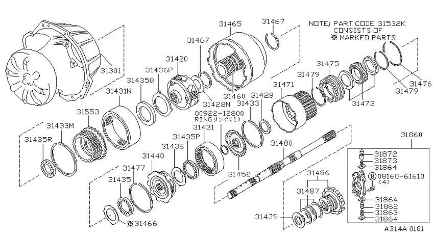 Governor,power train & planetary gear