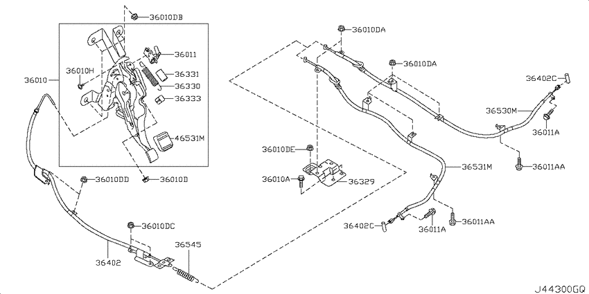 Parking brake control