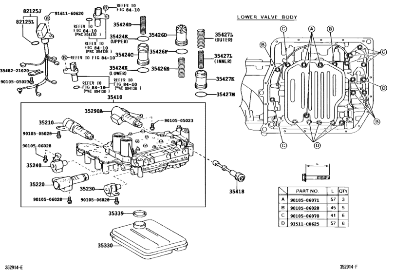 Valve Body & Oil Strainer (Atm)
