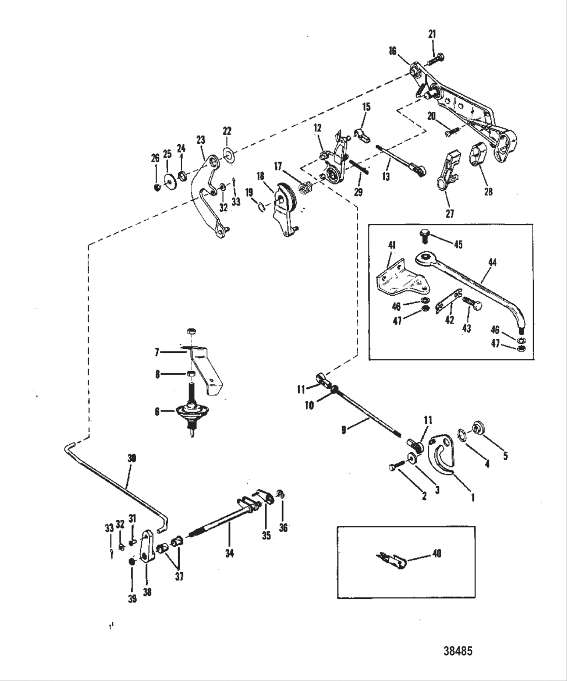 Throttle And Shift Linkage (Electric)