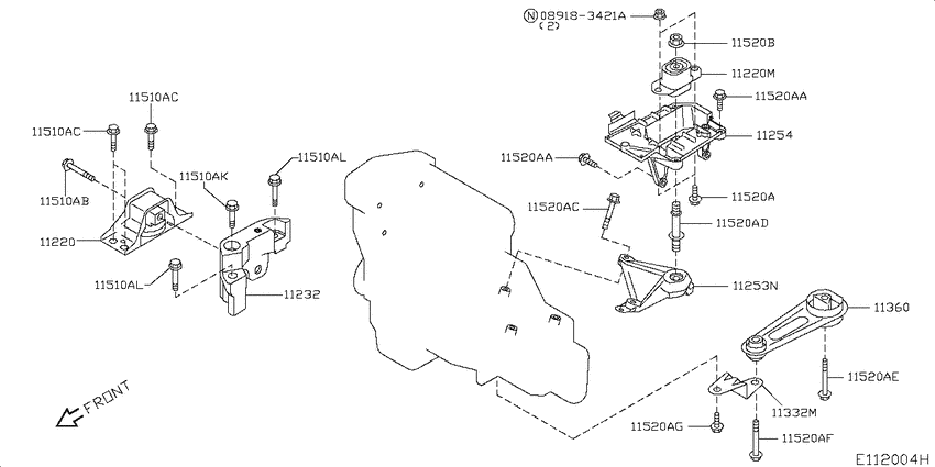 Engine & transmission   mounting