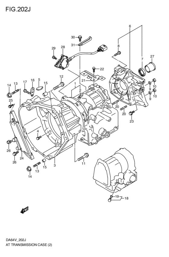 at - transmission case