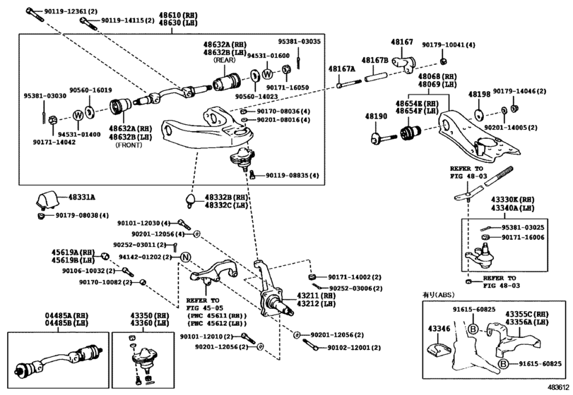 Front Axle Arm & Steering Knuckle