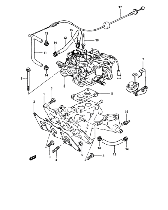 Intake manifold and carburetor