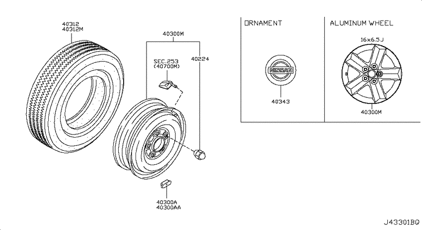 Road wheel & tire